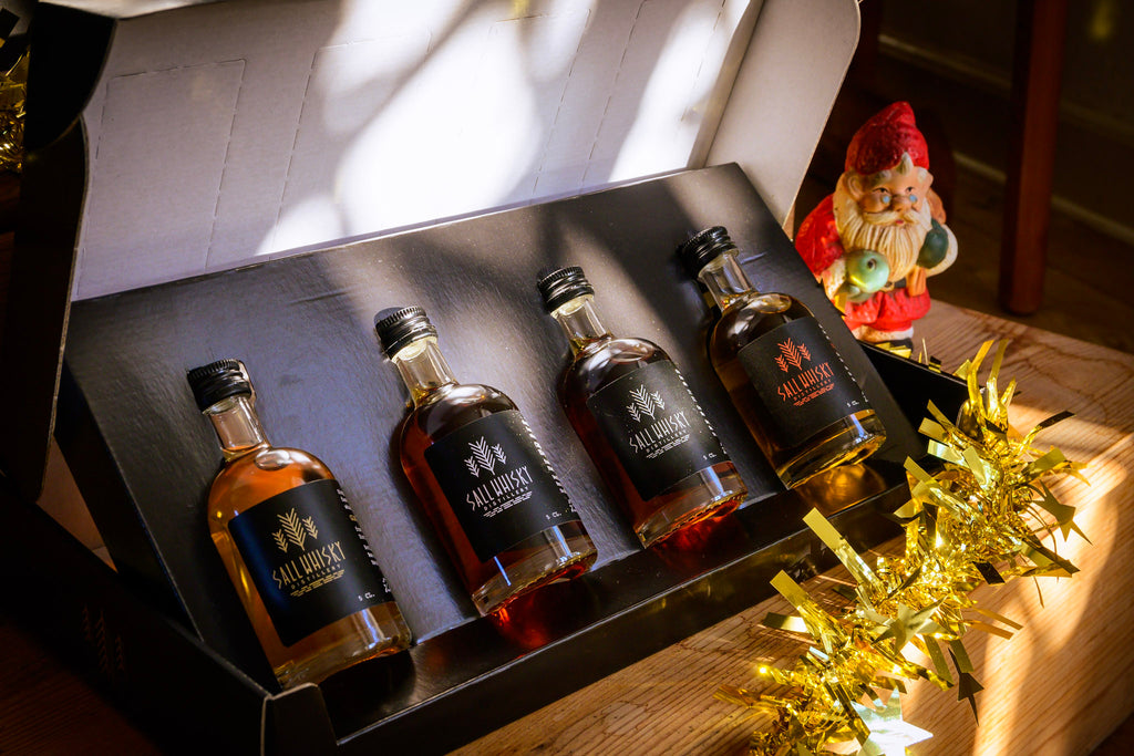 Sall Whisky Adventskalender - 4 x 5 cl. Single Malt Whisky